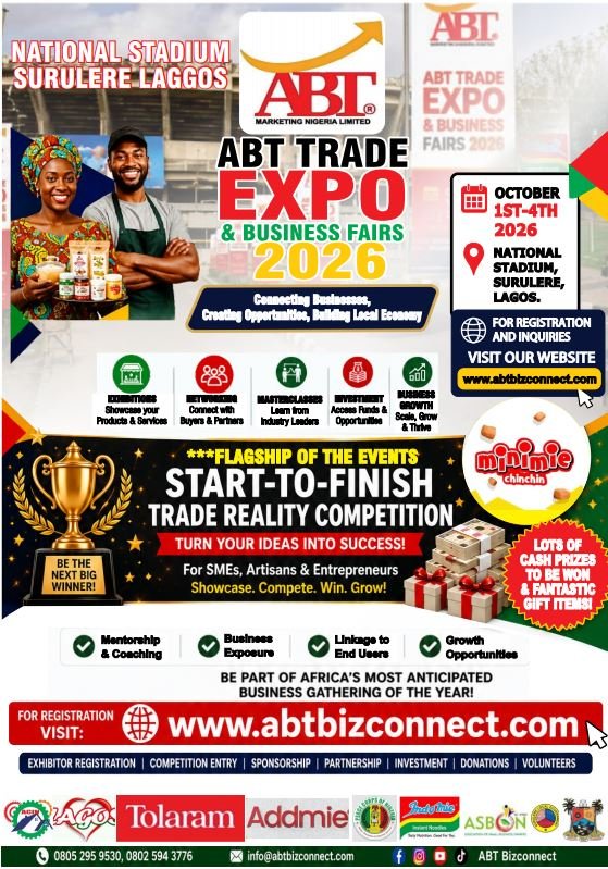 ABT Trade Expo and Business Fairs 2026 registration banner